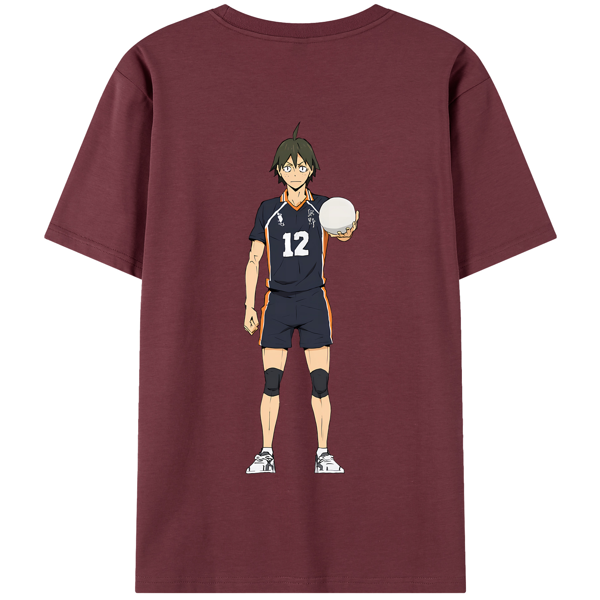 （画像用） ハイキュー!! Haikyu!! 綿100％半袖Tシャツ（背面プリント）